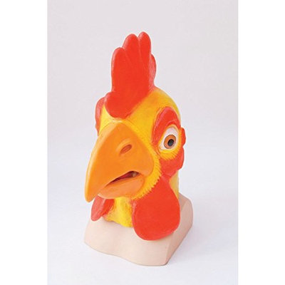 Chicken Overhead Mask Farm Animal Rooster Food Fancy Dress Cosplay