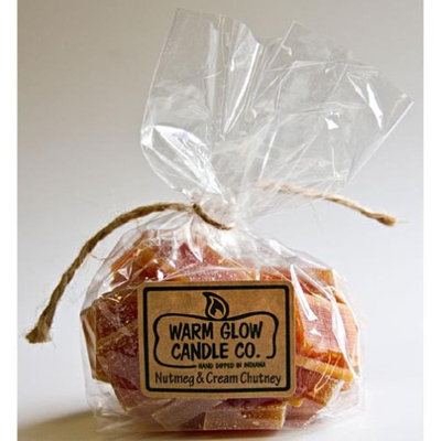 Warm Glow Candle Chips 4 Oz. - Nutmeg & Cream Chutney