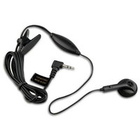 Hypercel Universal 2.55mm Mono Earbud Handsfree Headset includes additional 3.5mm adapter