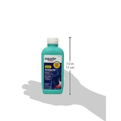 Equate - Antacid/Anti-Gas Liquid - Maximum Strength, Original Flavor, 12 fl oz, Pack of 2