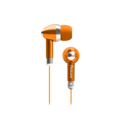 Coby CVE53ORG Noise-Isolation Stereo Earphones, Orange