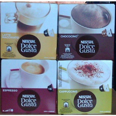 Nescafe Dolce Gusto® 4 Flavour Variety Pack (64 Capsules) Boxed