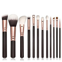 NOMENI 12PCS Makeup Brushes Cosmetic Set Eyeshadow Brush Blusher Cosmetic Tools
