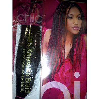 AFRO BEAUTY CHIC 100% Kanekalon Braid (1B) by CROWN PACIFIC AFRO BEAUTY COLLECTION