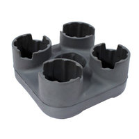 Portablepet BevBase Universal 4 Cup Beverage Holder Travel Custom Accessory Organizer