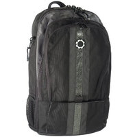 DadGear Backpack Diaper Bag - Silver Center Stripe