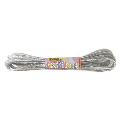CraftLace Hank Clear with Silver - 9 yds - Pack of 24