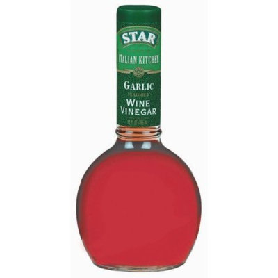 Star Italian Kitchen Garlic Red Wine Vinegar 12 fl. oz. - Glass Bottle