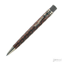 Retro 51 Tornado Rollerball Pen, Acid-Etched Dog Paws Barrel, Stonewashed Pewter