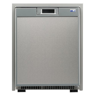 Norcold Universal Voltage Marine Refrigerator, Stainless Steel, 2 Cubic Ft.