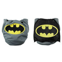 Bumkins DC Comics Batman Snap-In-One Cloth Diaper with Cape