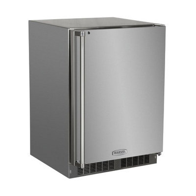 Marvel MO24RAS1RS Outdoor 24 Stainless Steel Undercounter Built-In Compact Refrigerator - Right Hinge
