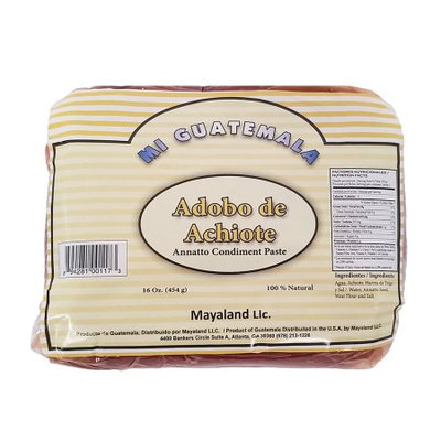 Diprosa Mi Guatemala Annatto Condiment Paste 16 oz - Achiote (Pack of 3)