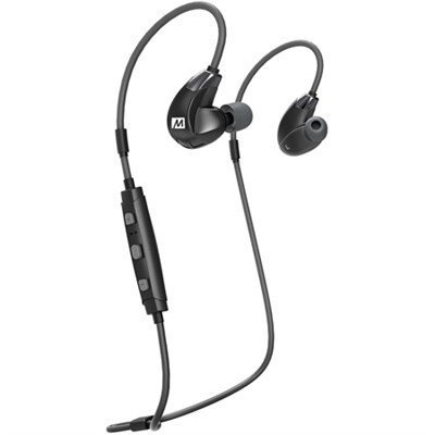 Meelectronics MEE audio X7 Plus Stereo Bluetooth Wireless Sports In-Ear HD Headphones with Memory Wire and Headset Functionality