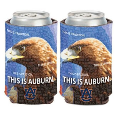 Auburn Tigers Official NCAA 12 oz. Insulated Coozie Can Cooler by Wincraft