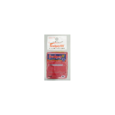 Polyform Sculpey III Polymer Clay 2 Ounces-New Red