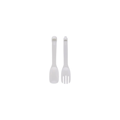 OXO Good Grips 2-in-1 Salad Servers in White