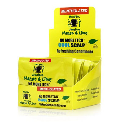 Rasta Mango & Lime No More Itch Cool Scalp Conditioner Packets (Pack of 12)