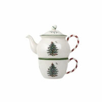 Spode Christmas Tree Peppermint Tea for One