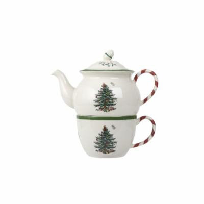 Spode Christmas Tree Peppermint Tea for One