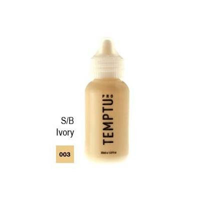 Temptu Pro Silicon Based 003 Ivory 4oz. S/B Foundation Bottle