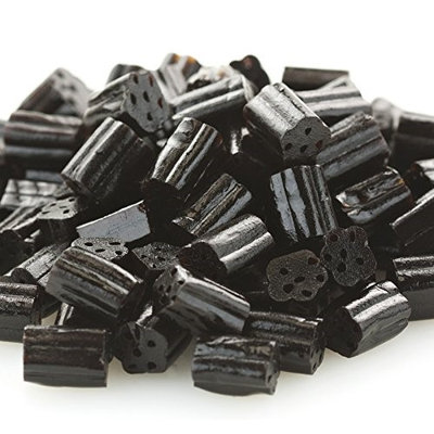 Kauffman's Fruit Farm Black Licorice Candy Bites, 25 Lb. Case