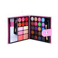 CAN_Deal Professional Makeup Kit Eyeshadow Palette Lip Gloss Eyebrow Powder Face Powder Blush Concealer,32 Color
