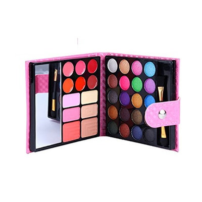 CAN_Deal Professional Makeup Kit Eyeshadow Palette Lip Gloss Eyebrow Powder Face Powder Blush Concealer,32 Color
