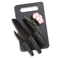 Oster 4pc Cutlery Cutting Board Knife Set