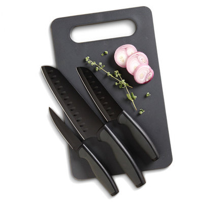 Oster 4pc Cutlery Cutting Board Knife Set