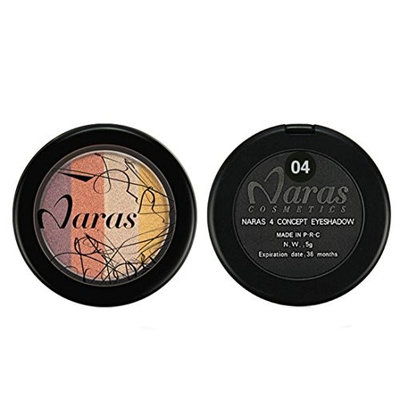 RNTOP 4 colors Eyeshadow Loose Powder Mineral Eyeshadow Shimmer Metallic Glitter Powder
