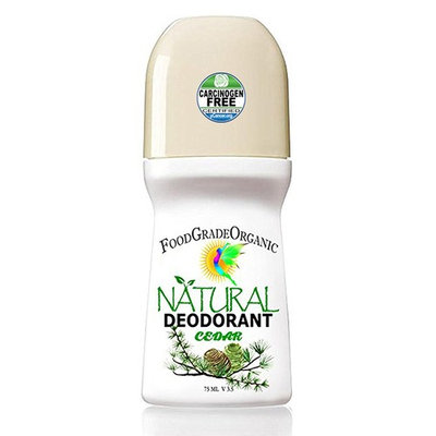 Organic & Natural Healing Deodorant for Men & Women Carcinogen-Free Aluminum-Free Alcohol-Free Gluten-Free Detox Deodorant for Adults & Children Unisex Healthy Paleo Vegan Rollon 24(Cedar)