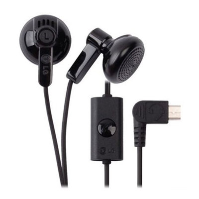 LG SGEY0003741 Earset - Stereo - Micro USB - Wired - Earbud - Binaural - Outer-ear