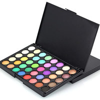 UPLOTER 40 Colors Glitter Eyeshadow Makeup Eye Shadow Palette Blush Palette Makeup Concealer (B)