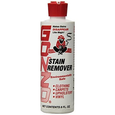 Gonzo Natural Magic Stain Remover - Non-Toxic Carpet Clothing Sweat Wine Blood Laundry Stain Remover and Cleaner - 8 Fluid Ounces