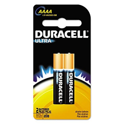Duracell Ultra Power Alkaline Batteries w/Duralock Power Preserve Technology, AAAA, 2/Pk