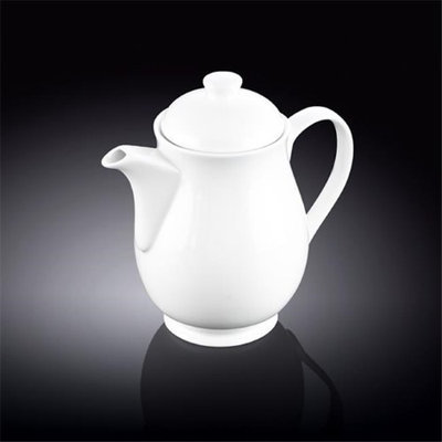 Wilmax 994038 1100 ml Tea Pot White - Pack of 18