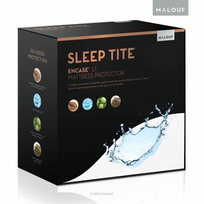 Malouf Sleep Tite Encase LT Bed Bug Proof Waterproof Mattress Encasement Protector