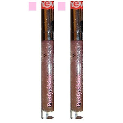 ( LOT OF 2) - JORDANA INCOLOR PRETTY SHINE LUXURY GLOSS - #12 PRETTY : Beauty