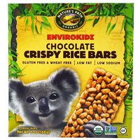 Nature's Path, EnviroKidz, Crispy Rice Bars, Chocolate, 6 Cereal Bars, 1 oz(Pack of 2)