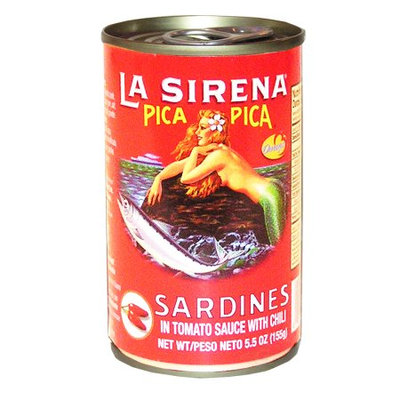La Sirena Pica Pica Sardine 5.5 oz - Sardina (Pack of 20)