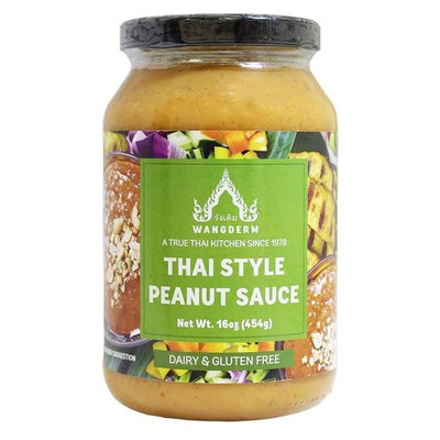 KC Commerce Wangderm Thai Style Peanut Sauce 16oz Pack of 2
