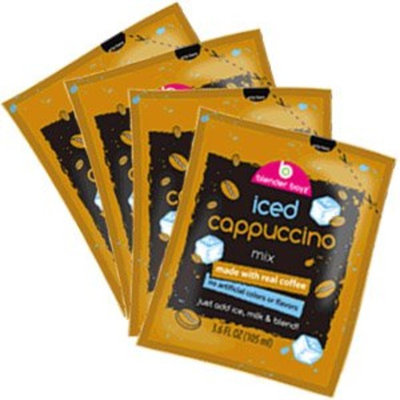 Blender Boyz Iced Cappuccino (Frappe) Mix - Single Serve Pouches - Pack of 4