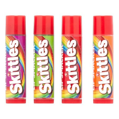 Markwins Beauty Products, Inc. Skittles 4-piece Holiday Lip Balm Tin