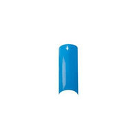 Cala Professional Color Nail Tips in Electric Blue # 87-558 100 PCS + A-viva Eco Nail File