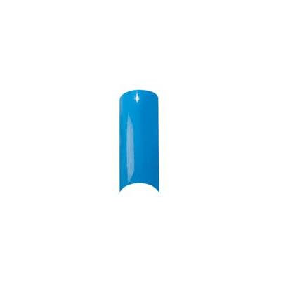 Cala Professional Color Nail Tips in Electric Blue # 87-558 100 PCS + A-viva Eco Nail File