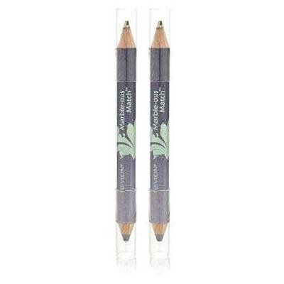 Revlon Marble-Ous Match Liner/Shadow Duo #980 STEEL-ING BEAUTY (Qty, Of 2) DISCONTINUED