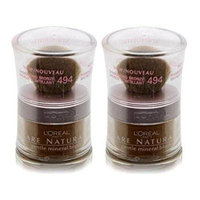 L'Oreal Bare Naturale Gentle Mineral Blush #494 Shimmering Bronze (Qty, of 2 Full Size Jars)