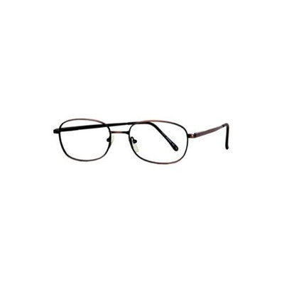 Davis Mens Eyeglasses Antique Brown Frames