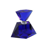 Benzara Lovely Blue Crystal Perfume Bottle